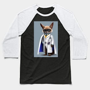 Doctor bat in coat Baseball T-Shirt